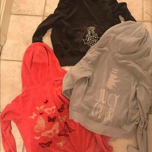 Juicy Couture zip-ups